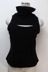 alice auaa / ノースリーブトップス  黒 S-25-10-23-1001-AA-TO-AS-ZS