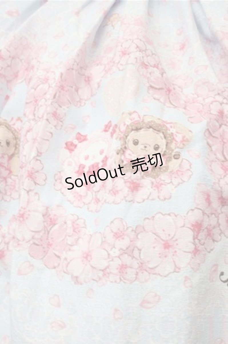 画像5: BABY,THE STARS SHINE BRIGHT / SA KU RAくみゃちゃん柄ジャンパースカートI  サックス S-25-10-23-1034-BA-OP-AS-ZS (5)