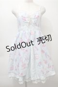 Angelic Pretty / Dreamy Girlハイウエストジャンパースカート  サックス S-25-10-23-1035-AP-OP-HR-ZS
