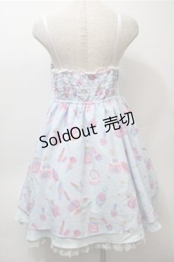 画像2: Angelic Pretty / Dreamy Girlハイウエストジャンパースカート  サックス S-25-10-23-1035-AP-OP-HR-ZS