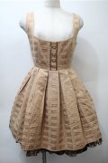 Angelic Pretty / Royal Chocolateラウンドジャンパースカート  ベージュ S-25-10-23-1036-AP-OP-AS-ZS