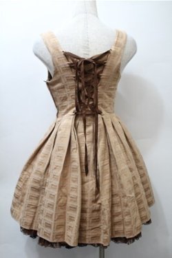 画像2: Angelic Pretty / Royal Chocolateラウンドジャンパースカート  ベージュ S-25-10-23-1036-AP-OP-AS-ZS