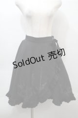 Moi-meme-Moitie / 燭台プリントスカート  黒 S-25-10-23-1037-MO-SK-AS-ZS