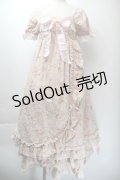BABY,THE STARS SHINE BRIGHT / フラワーギャレットジュリエットロングワンピース  ピンク S-25-10-23-1007-BA-OP-AS-ZS