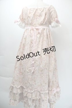 画像2: BABY,THE STARS SHINE BRIGHT / フラワーギャレットジュリエットロングワンピース  ピンク S-25-10-23-1007-BA-OP-AS-ZS