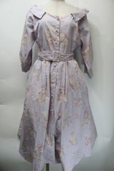 LIZ LISA / イノセントフラワー柄ワンピース  ラベンダー S-25-10-23-1009-LO-OP-HR-ZS