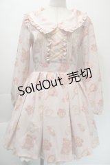 LIZ LISA / マイメロディ・マイスウィートピアノコラボ コスメ柄Sweetワンピース  ピンク S-25-10-23-1011-LO-OP-HR-ZS