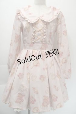 画像1: LIZ LISA / マイメロディ・マイスウィートピアノコラボ コスメ柄Sweetワンピース  ピンク S-25-10-23-1011-LO-OP-HR-ZS