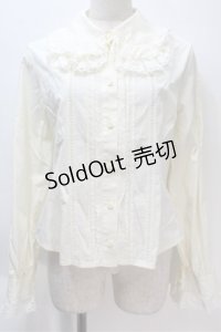 BABY,THE STARS SHINE BRIGHT / 2重衿袖ピンタックブラウス  アイボリー S-25-10-23-1002-BA-BL-HR-ZS