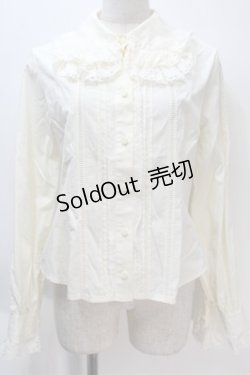 画像1: BABY,THE STARS SHINE BRIGHT / 2重衿袖ピンタックブラウス  アイボリー S-25-10-23-1002-BA-BL-HR-ZS