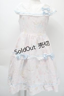 画像1: BABY,THE STARS SHINE BRIGHT / なないろプリズム♪アリスちゃんサンドレス  ピンク S-25-10-23-1017-BA-OP-HR-ZS
