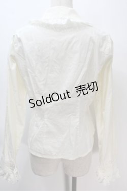 画像2: BABY,THE STARS SHINE BRIGHT / 2重衿袖ピンタックブラウス  アイボリー S-25-10-23-1002-BA-BL-HR-ZS