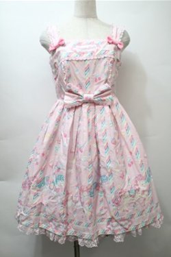 画像1: Angelic Pretty / Sugary Carnivalジャンパースカート  ピンク S-25-10-23-1020-AP-OP-HR-ZS