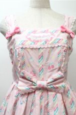 画像3: Angelic Pretty / Sugary Carnivalジャンパースカート  ピンク S-25-10-23-1020-AP-OP-HR-ZS (3)