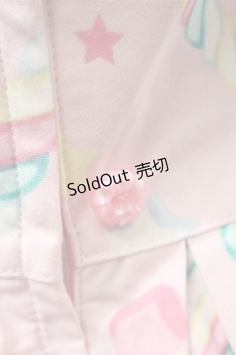 画像4: Angelic Pretty / Sugary Carnivalジャンパースカート  ピンク S-25-10-23-1020-AP-OP-HR-ZS (4)