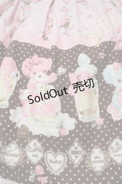 画像4: BABY,THE STARS SHINE BRIGHT / なかよしくみゃちゃんはちみつ大好き柄ジュディジャンパースカート  ピンク S-25-10-23-1021-BA-OP-AS-ZS
