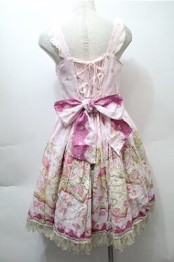 画像2: BABY,THE STARS SHINE BRIGHT / 眠れる森の美女 Pop up Labyrinth ジャンパースカートI  ピンク S-25-10-23-1022-BA-OP-AS-ZS