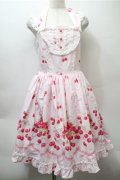 BABY,THE STARS SHINE BRIGHT / Cherry Cherry Fallin'Cherry RIBBONETTA ジャンパースカート  ピンク S-25-10-23-1025-BA-OP-AS-ZS