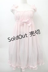 BABY,THE STARS SHINE BRIGHT / ローズスウェートネグリジェワンピース  ピンク S-25-10-23-1027-BA-OP-HR-ZS
