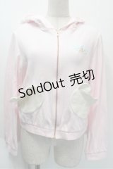 BABY,THE STARS SHINE BRIGHT / くまちゃんパーカー  ピンク S-25-10-23-1005-BA-TO-AS-ZS