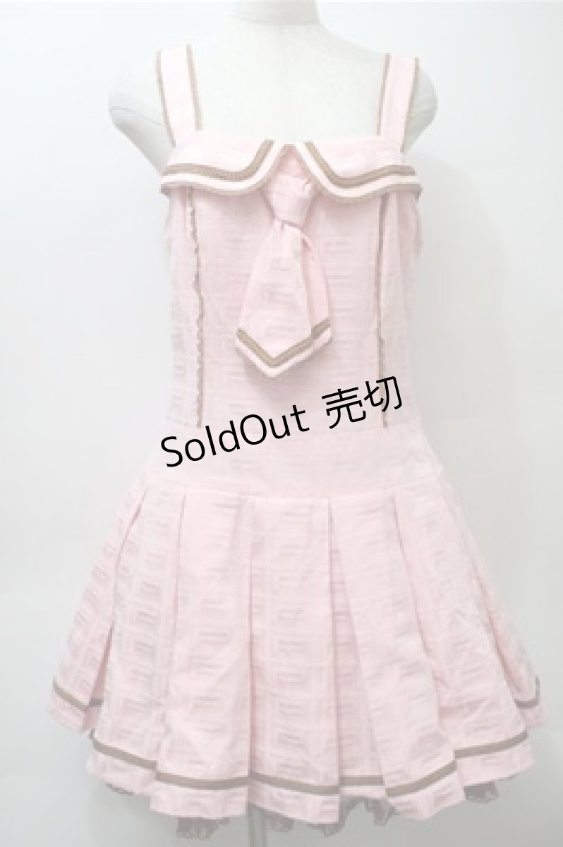 画像1: Angelic Pretty / Royal Chocolateローウエストジャンパースカート  ピンク S-25-10-23-1030-AP-OP-HR-ZS (1)