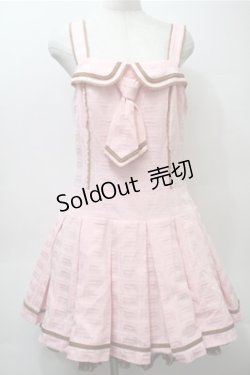 画像1: Angelic Pretty / Royal Chocolateローウエストジャンパースカート  ピンク S-25-10-23-1030-AP-OP-HR-ZS