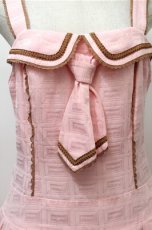 画像3: Angelic Pretty / Royal Chocolateローウエストジャンパースカート  ピンク S-25-10-23-1030-AP-OP-HR-ZS (3)