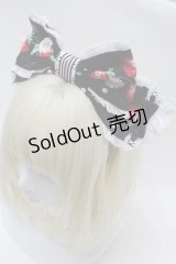 Angelic Pretty / 摘みたていちごカチューシャ  黒 S-25-10-23-015-AP-AC-HR-ZS