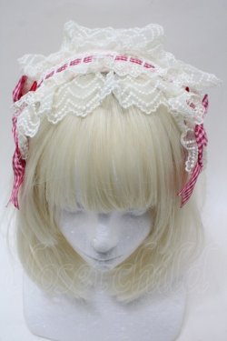 画像2: BABY,THE STARS SHINE BRIGHT / MY ANNIVERSARYくまちゃんヘッドドレスカチューシャ  エンジｘオフ S-25-10-23-021-BA-AC-HR-ZS