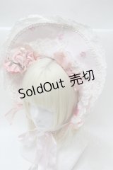 BABY,THE STARS SHINE BRIGHT / 眠れる森の美女〜Pop up Labyrinth〜柄ボンネット  ピンク S-25-10-23-032-BA-AC-AS-ZS