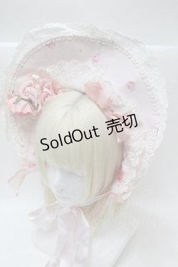 画像1: BABY,THE STARS SHINE BRIGHT / 眠れる森の美女〜Pop up Labyrinth〜柄ボンネット  ピンク S-25-10-23-032-BA-AC-AS-ZS