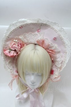 画像2: BABY,THE STARS SHINE BRIGHT / 眠れる森の美女〜Pop up Labyrinth〜柄ボンネット  ピンク S-25-10-23-032-BA-AC-AS-ZS