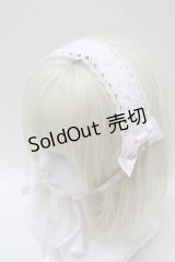 BABY,THE STARS SHINE BRIGHT / お花レースの小さなリボンヘッドドレス  ピンク S-25-10-23-037-BA-AC-AS-ZS