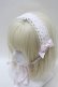 画像1: BABY,THE STARS SHINE BRIGHT / お花レースの小さなリボンヘッドドレス  ピンク S-25-10-23-037-BA-AC-AS-ZS (1)