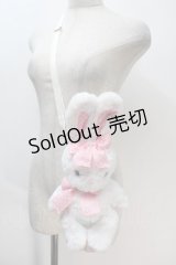 Angelic Pretty / リリカルバニーぬいぐるみポーチ  白 S-25-10-23-039-AP-BG-HR-ZS