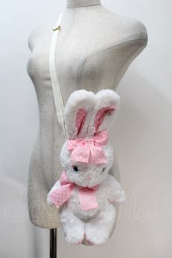 画像1: Angelic Pretty / リリカルバニーぬいぐるみポーチ  白 S-25-10-23-039-AP-BG-HR-ZS