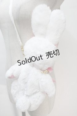 画像2: Angelic Pretty / リリカルバニーぬいぐるみポーチ  白 S-25-10-23-039-AP-BG-HR-ZS