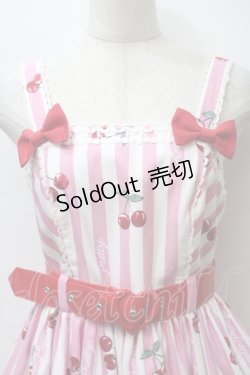 画像3: Angelic Pretty / Cherry Stampジャンパースカート  ピンク S-25-10-24-026-AP-OP-HR-ZT029