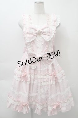 画像1: BABY,THE STARS SHINE BRIGHT / Rose Lace Rococoジャンパースカート  ピンク S-25-10-24-003-BA-OP-AS-ZS