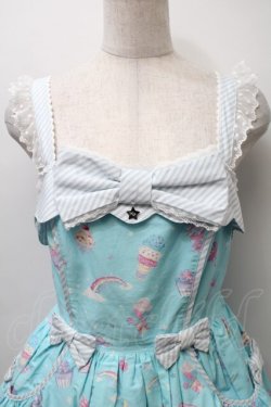 画像3: Angelic Pretty / MilkyPlanetジャンパースカート  サックス S-25-10-24-029-AP-OP-HR-ZS