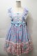 画像1: Angelic Pretty / MELODY TOYSハイウエストジャンパースカート  サックス S-25-10-24-030-AP-OP-AS-ZS (1)