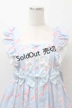 画像3: Angelic Pretty / MELODY TOYSハイウエストジャンパースカート  サックス S-25-10-24-030-AP-OP-AS-ZS