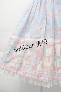 画像4: Angelic Pretty / MELODY TOYSハイウエストジャンパースカート  サックス S-25-10-24-030-AP-OP-AS-ZS