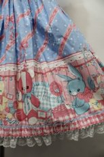 画像5: Angelic Pretty / MELODY TOYSハイウエストジャンパースカート  サックス S-25-10-24-030-AP-OP-AS-ZS (5)