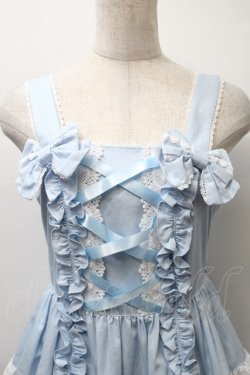 画像3: Angelic Pretty / 肩リボンジャンパースカート  サックス S-25-10-24-031-AP-OP-SZ-ZS