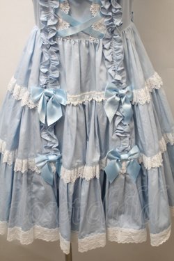 画像4: Angelic Pretty / 肩リボンジャンパースカート  サックス S-25-10-24-031-AP-OP-SZ-ZS