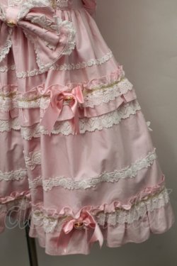 画像4: BABY,THE STARS SHINE BRIGHT / Rose Lace Rococoジャンパースカート  ピンク S-25-10-24-003-BA-OP-AS-ZS