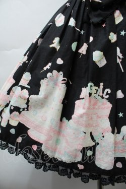 画像4: Angelic Pretty / Decoration Dream後ろフリルジャンパースカート  黒 S-25-10-24-035-AP-OP-SZ-ZS