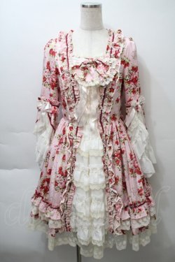 画像1: BABY,THE STARS SHINE BRIGHT / シュガーブーケロココワンピース  ピンク S-25-10-24-004-BA-OP-SA-ZS