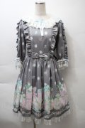 Angelic Pretty / Un Birthdayワンピース  グレー S-25-10-24-037-AP-OP-SZ-ZT1026S